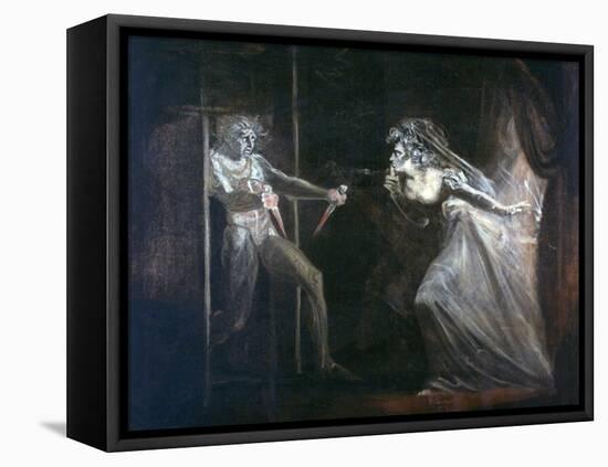 Lady Macbeth Seizing the Daggers, Exhibited 1812-Henry Fuseli-Framed Premier Image Canvas