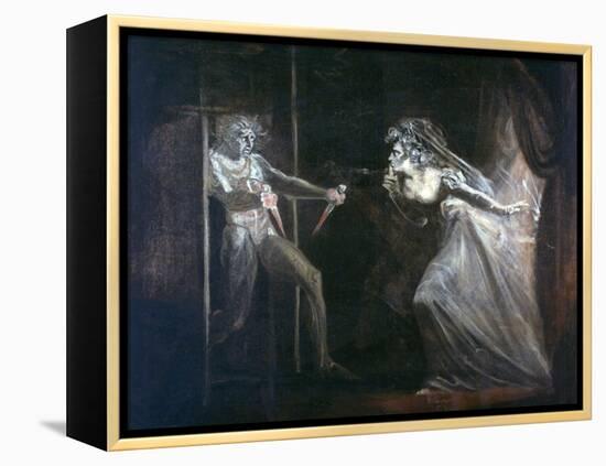 Lady Macbeth Seizing the Daggers, Exhibited 1812-Henry Fuseli-Framed Premier Image Canvas