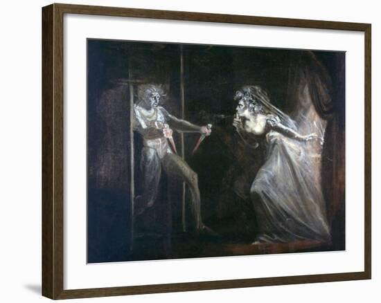 Lady Macbeth Seizing the Daggers, Exhibited 1812-Henry Fuseli-Framed Giclee Print