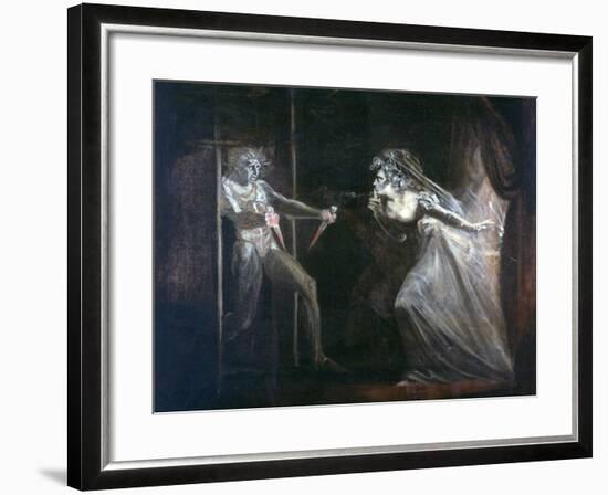 Lady Macbeth Seizing the Daggers, Exhibited 1812-Henry Fuseli-Framed Giclee Print