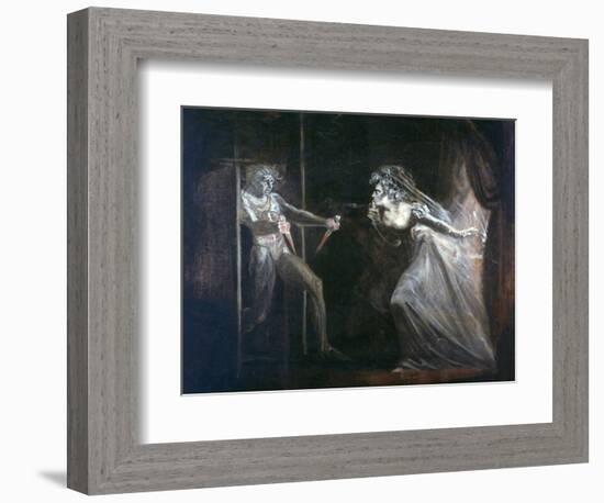 Lady Macbeth Seizing the Daggers, Exhibited 1812-Henry Fuseli-Framed Giclee Print