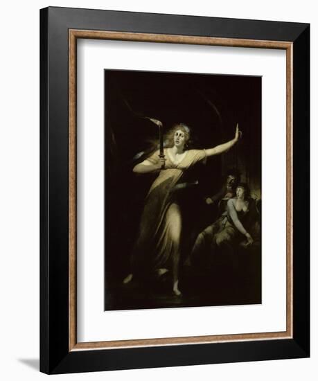 Lady Macbeth Sleepwalking, c.1783-Henry Fuseli-Framed Giclee Print