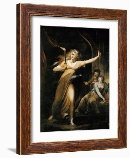 Lady Macbeth Walking in Her Sleep-Johann Heinrich Fussli-Framed Giclee Print