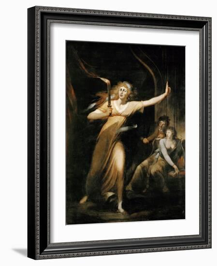 Lady Macbeth Walking in Her Sleep-Johann Heinrich Fussli-Framed Giclee Print