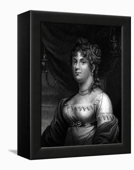 Lady Mary Arundell-Robert Jones-Framed Stretched Canvas