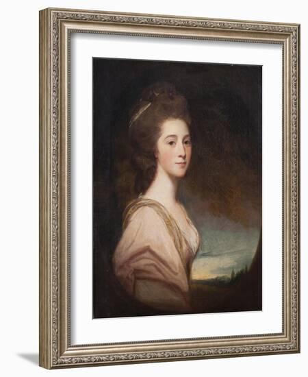 Lady Mary Drummond, 1781-George Romney-Framed Giclee Print