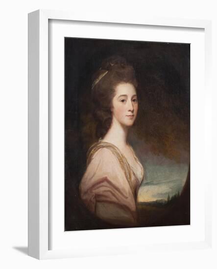 Lady Mary Drummond, 1781-George Romney-Framed Giclee Print