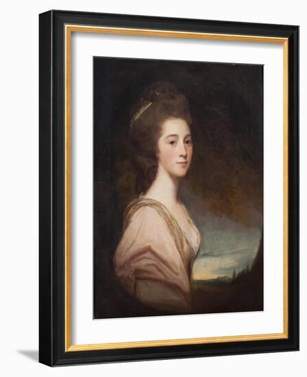 Lady Mary Drummond, 1781-George Romney-Framed Giclee Print