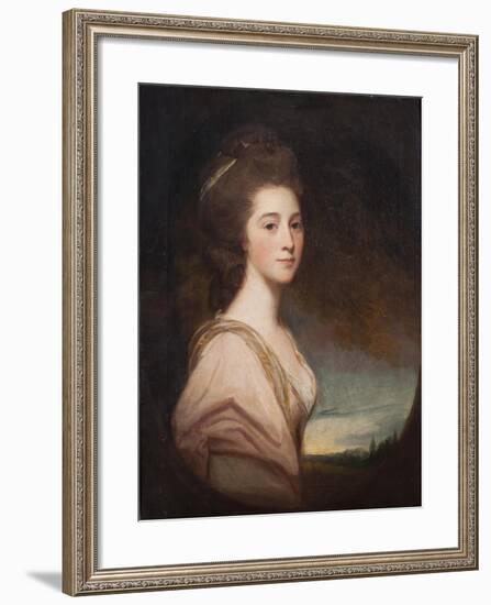 Lady Mary Drummond, 1781-George Romney-Framed Giclee Print