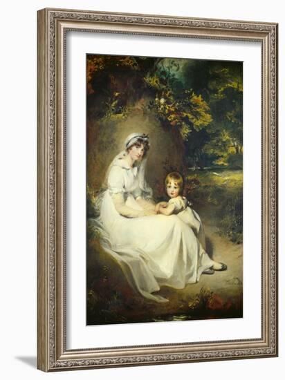 Lady Mary Templetown and Her Son, 1802-Thomas Lawrence-Framed Giclee Print