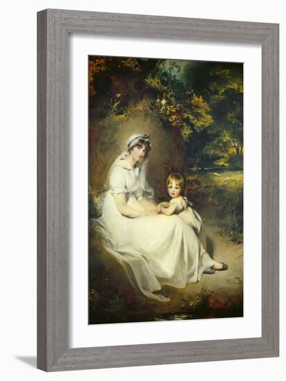 Lady Mary Templetown and Her Son, 1802-Thomas Lawrence-Framed Giclee Print