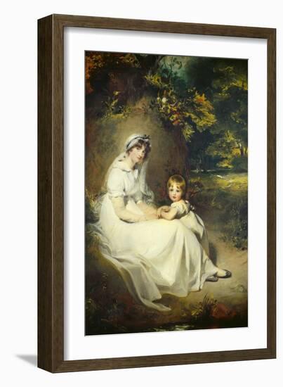 Lady Mary Templetown and Her Son, 1802-Thomas Lawrence-Framed Giclee Print