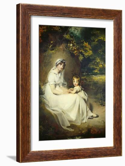 Lady Mary Templetown and Her Son, 1802-Thomas Lawrence-Framed Giclee Print