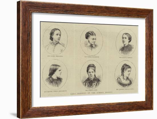 Lady Members of the School Boards-null-Framed Giclee Print