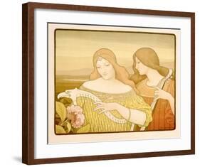 Lady Musicians-Alphonse Mucha-Framed Giclee Print