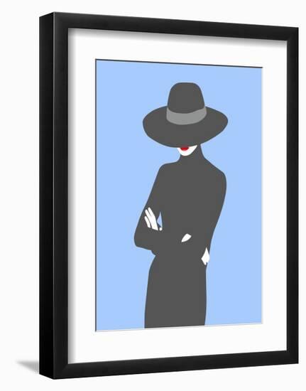 Lady No. 2-Sean Salvadori-Framed Art Print