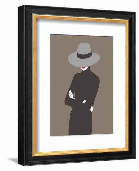 Lady No. 4-Sean Salvadori-Framed Art Print