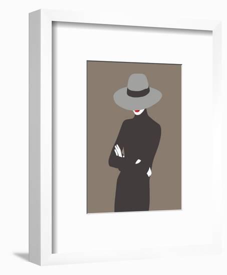 Lady No. 4-Sean Salvadori-Framed Art Print