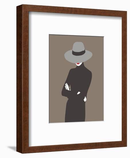 Lady No. 4-Sean Salvadori-Framed Art Print