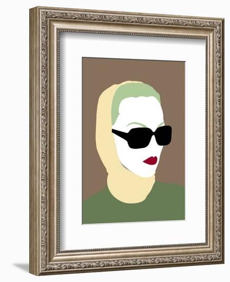 Lady No. 9-Sean Salvadori-Framed Art Print