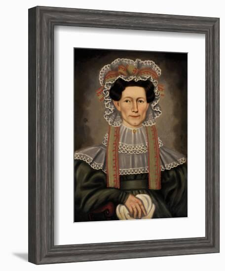 Lady of Squire Williams House, ca. 1829-Erastus Salisbury Field-Framed Art Print