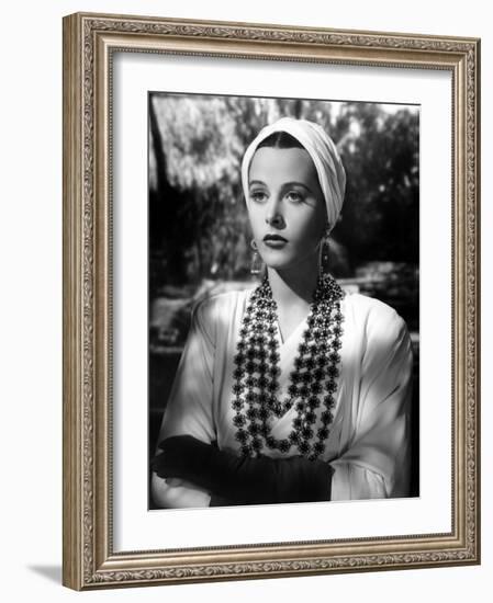 Lady of the Tropics, Hedy Lamarr, 1939-null-Framed Photo