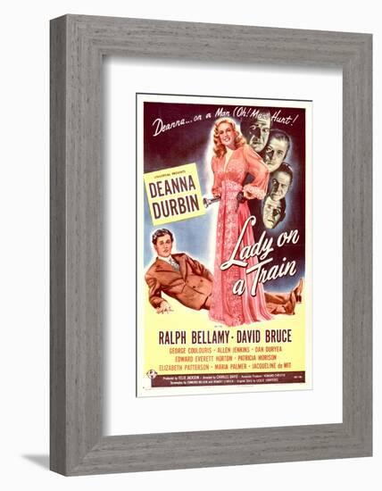 Lady on a Train - Movie Poster Reproduction-null-Framed Photo