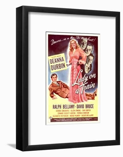 Lady on a Train - Movie Poster Reproduction-null-Framed Photo