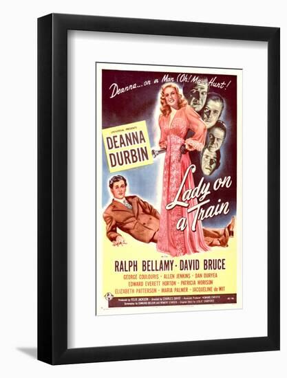 Lady on a Train - Movie Poster Reproduction-null-Framed Photo