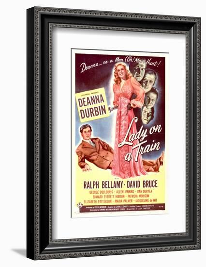 Lady on a Train - Movie Poster Reproduction-null-Framed Photo