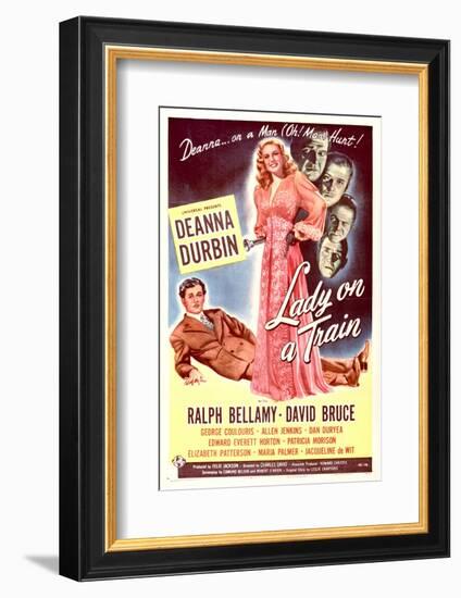 Lady on a Train - Movie Poster Reproduction-null-Framed Photo