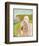 Lady on Cliff with a Flower-null-Framed Giclee Print