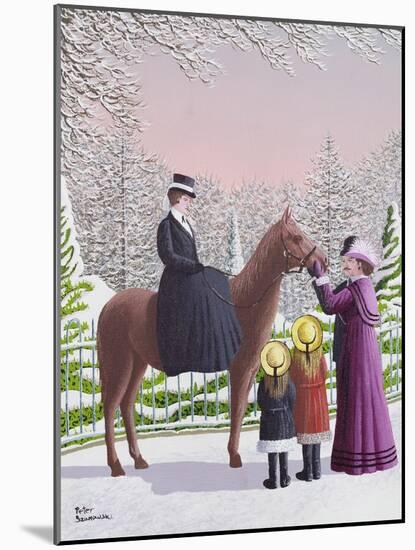 Lady on Horseback-Peter Szumowski-Mounted Giclee Print