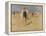 Lady on the Beach at Viareggio-Isaac Isra?ls-Framed Premier Image Canvas