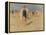 Lady on the Beach at Viareggio-Isaac Isra?ls-Framed Premier Image Canvas