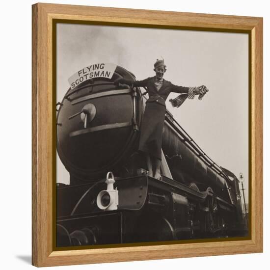 Lady on the Flying Scotsman, c.1925-30-Curtis Moffat-Framed Premier Image Canvas