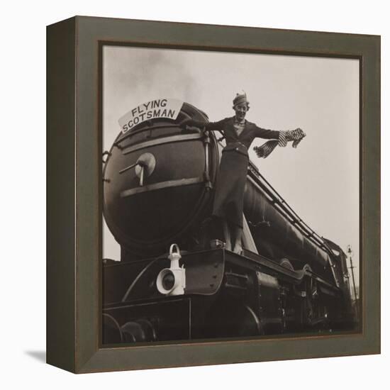 Lady on the Flying Scotsman, c.1925-30-Curtis Moffat-Framed Premier Image Canvas