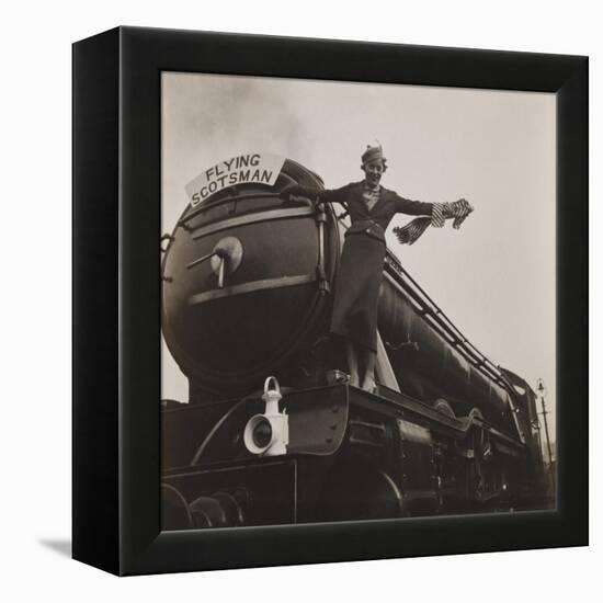 Lady on the Flying Scotsman, c.1925-30-Curtis Moffat-Framed Premier Image Canvas