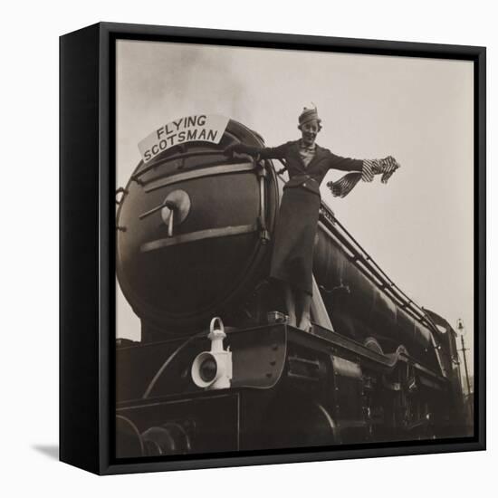 Lady on the Flying Scotsman, c.1925-30-Curtis Moffat-Framed Premier Image Canvas