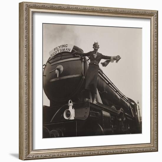 Lady on the Flying Scotsman, c.1925-30-Curtis Moffat-Framed Giclee Print