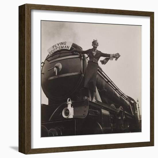 Lady on the Flying Scotsman, c.1925-30-Curtis Moffat-Framed Giclee Print