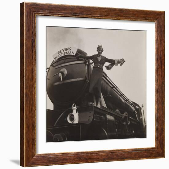 Lady on the Flying Scotsman, c.1925-30-Curtis Moffat-Framed Giclee Print