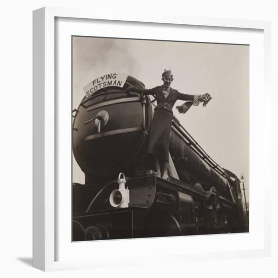 Lady on the Flying Scotsman, c.1925-30-Curtis Moffat-Framed Giclee Print