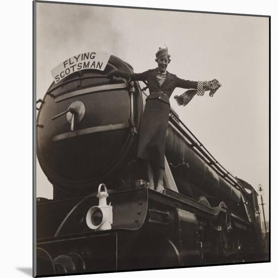 Lady on the Flying Scotsman, c.1925-30-Curtis Moffat-Mounted Giclee Print