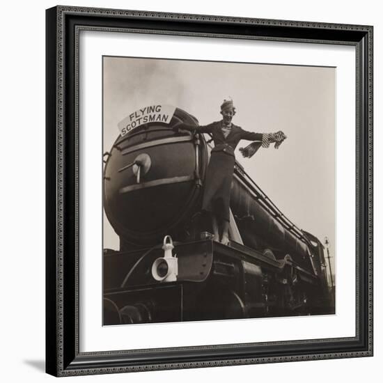 Lady on the Flying Scotsman, c.1925-30-Curtis Moffat-Framed Giclee Print
