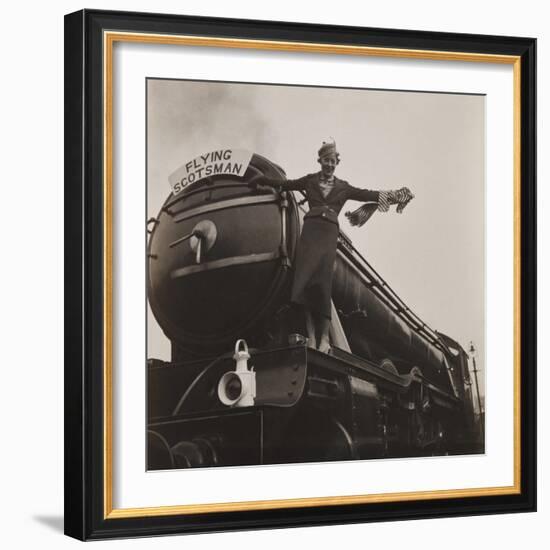 Lady on the Flying Scotsman, c.1925-30-Curtis Moffat-Framed Giclee Print