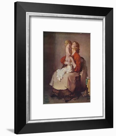 'Lady Orpen and Child', 1935-William Newenham Montague Orpen-Framed Giclee Print