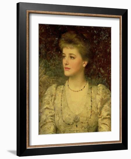 Lady Palmer-Frank Bernard Dicksee-Framed Giclee Print