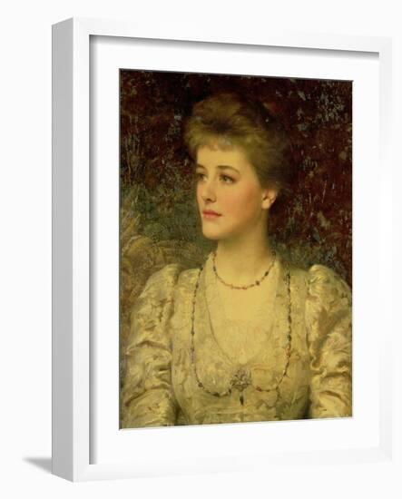 Lady Palmer-Frank Bernard Dicksee-Framed Giclee Print