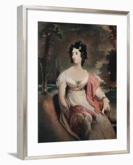 Lady Peel, Early 19th Century-C Coppier-Framed Giclee Print